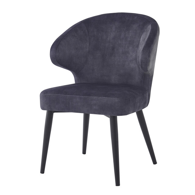 Livingfurn eetkamerstoel donna velvet - 2 stuks 2658035 large
