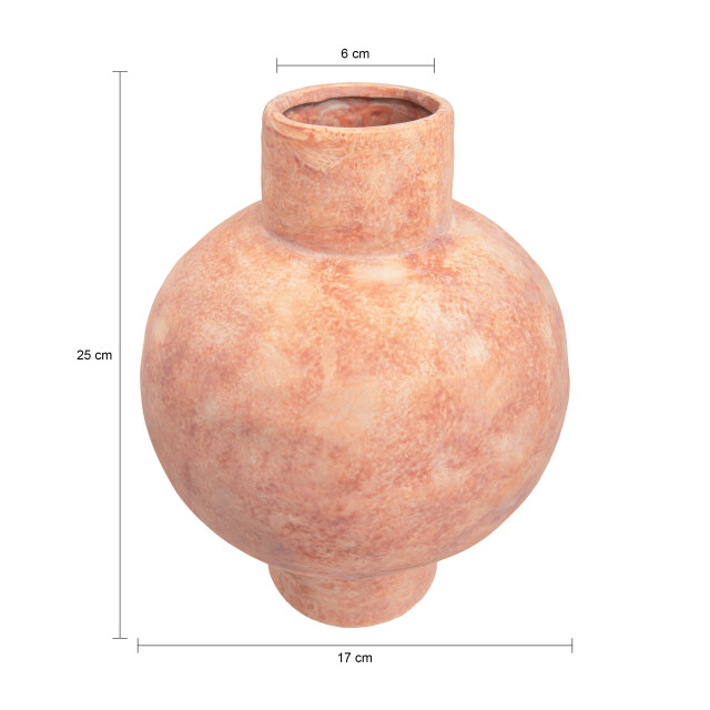 QUVIO Bloemenvaas keramiek bol 25 cm - 3241143 large