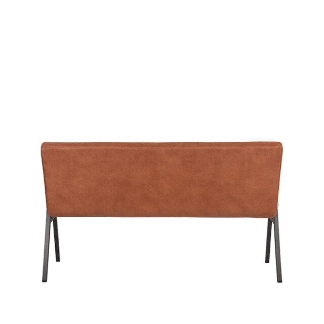 Label51 Eetkamerbank matz cognac microfiber 145 cm 3183227 large