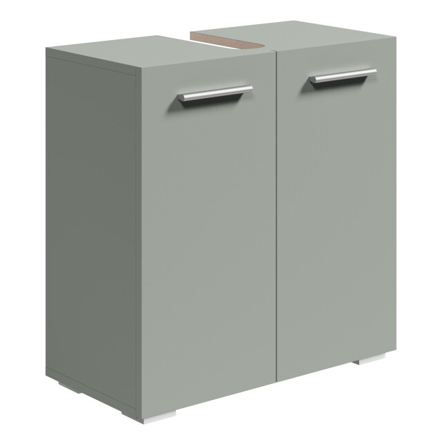 Badplaats Wastafel onderkast jupiter 60 x 30 x 60 cm mat badkamerkast 3240943 large