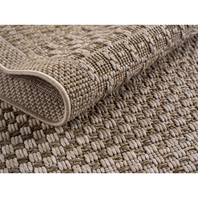 Muratap Buitenkleed ibiza – effen vloerkleed – 3d look – voor tuin, terras & binnen - 3241752 large