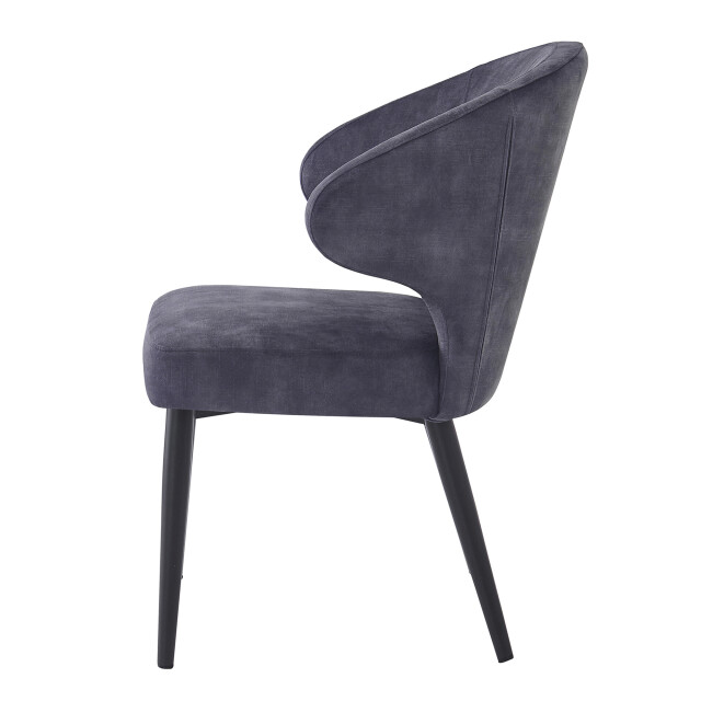 Livingfurn eetkamerstoel donna velvet - 2 stuks 2658035 large