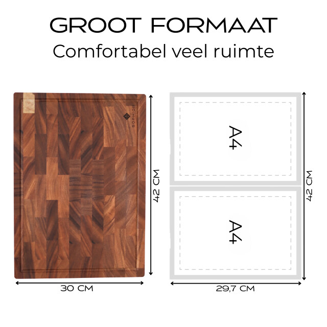 Sophior Snijplankenset van walnoot hout 3201969 large