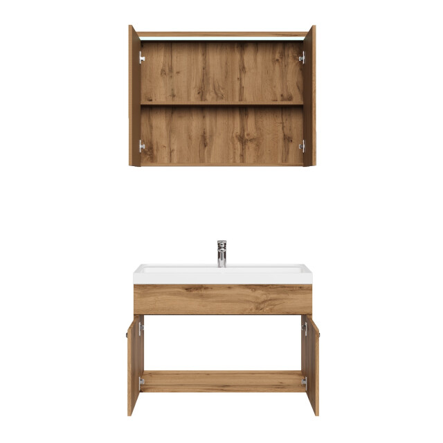 Badplaats Badkamermeubel set paso 02 80 x 40 cm - badmeubel met 3181370 large