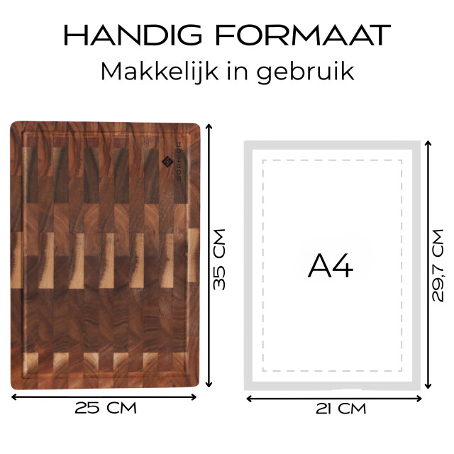 Sophior Snijplank van walnoot hout 3201959 large