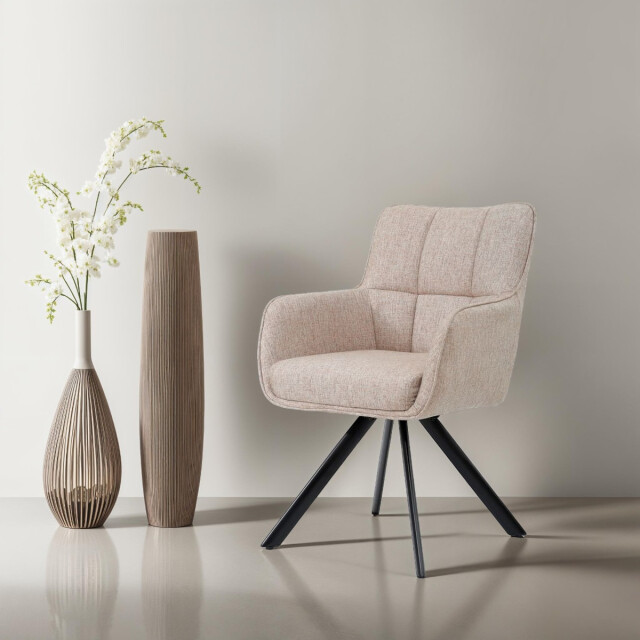 Livingfurn eetkamerstoel tori salmon - set van 2 3040555 large