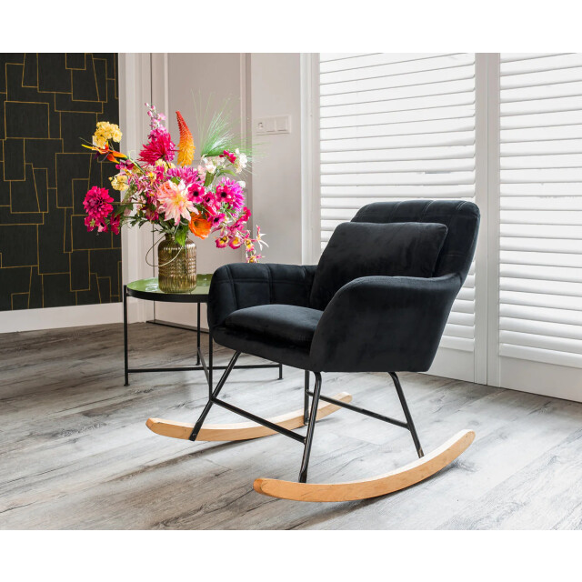 Aemely ® schommelstoel 'sofie' velvet 3064036 large