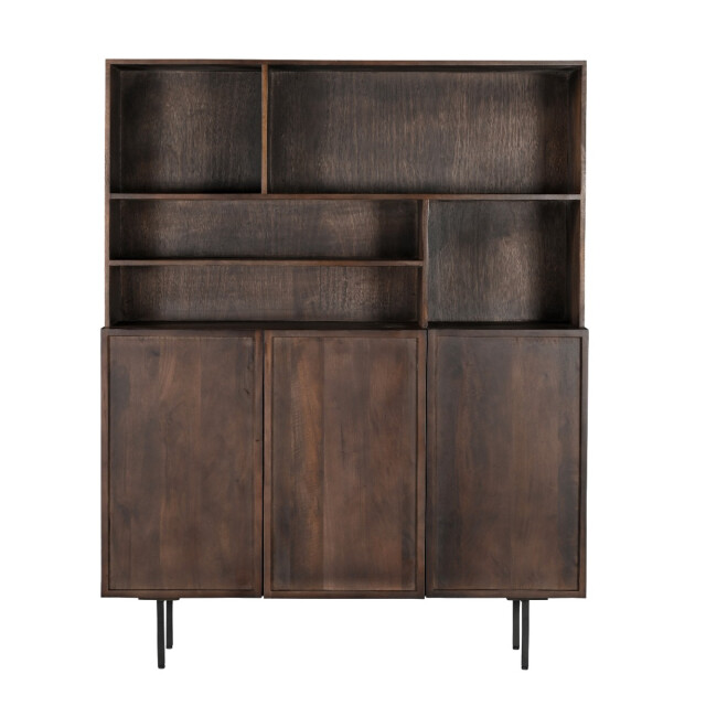 Livingfurn kabinetkast elan 135cm mangohout / gecoat staal 2926177 large