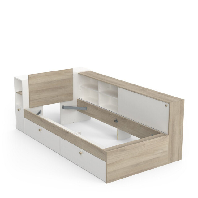 CaliCosy Bed met opbergruimte in 90x190/200 cm l119,2 cm 2937687 large