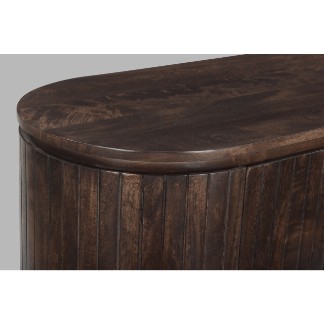 Livingfurn dressoir noor walnut 170cm mangohout / gecoat staal 2630735 large