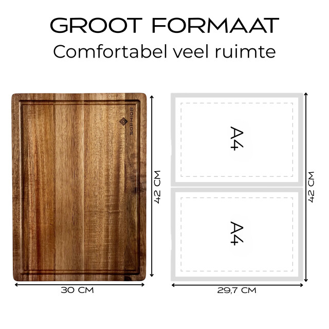 Sophior Snijplankenset van acacia hout 3201967 large
