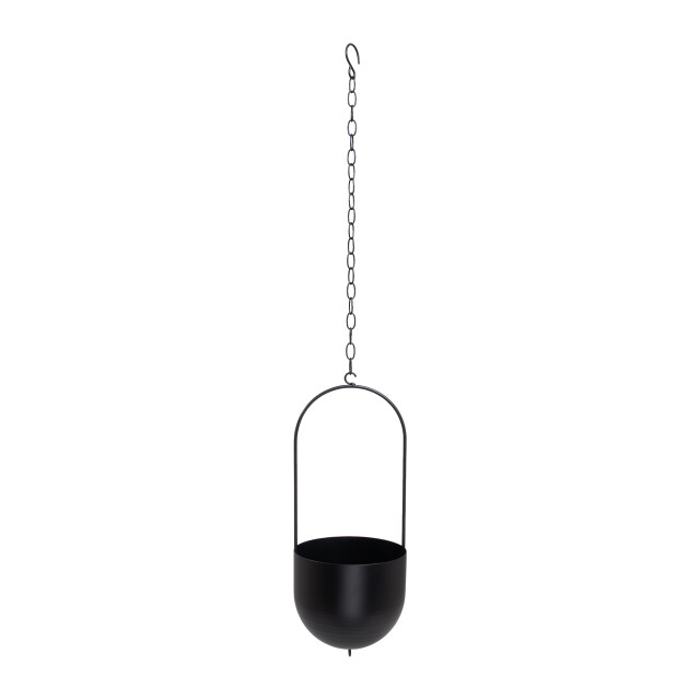 QUVIO Hangende bloempot langwerpig metaal - 3241142 large