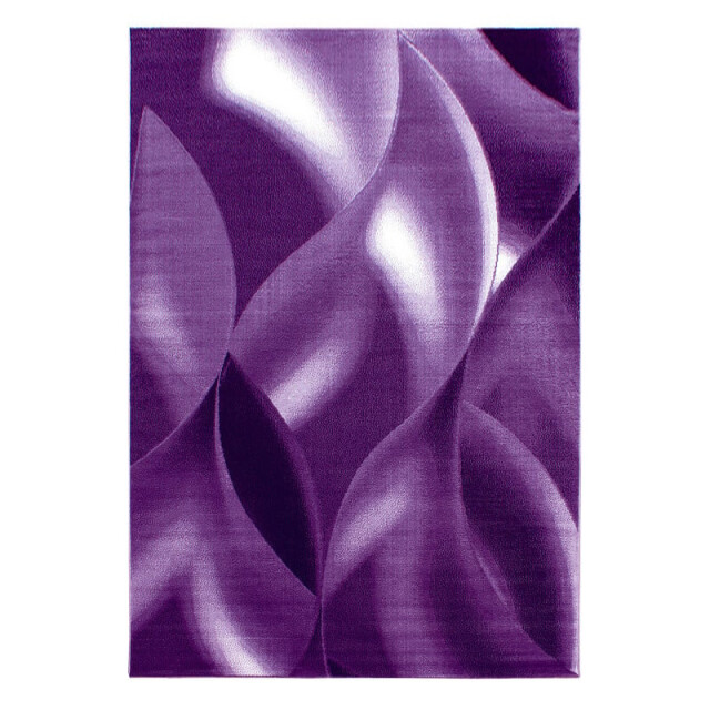 Muratap Outlet plus vloerkleed laagpolig tapijt woonkamer paars- 120x170 cm 3251754 large