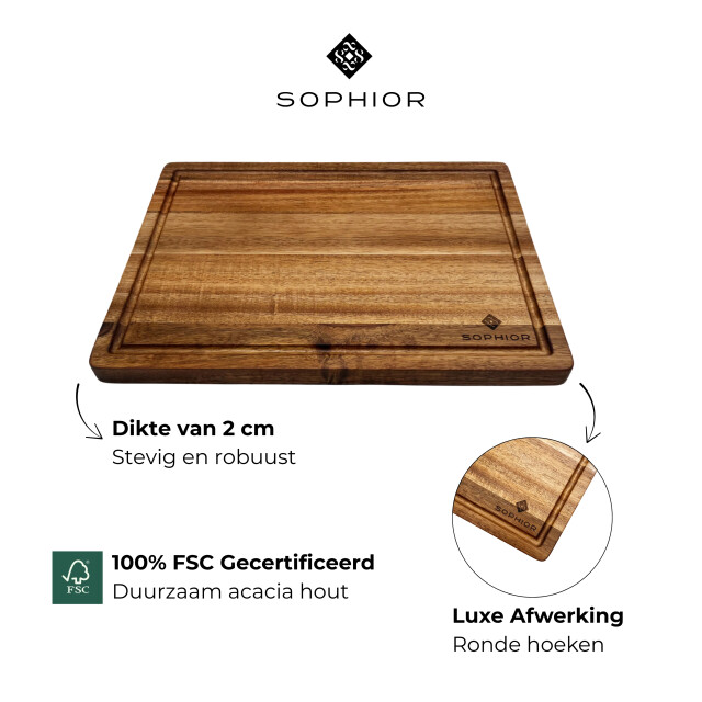Sophior Snijplankenset van acacia hout 3201967 large