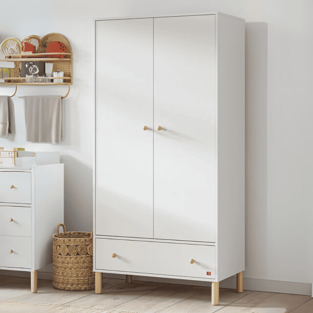 CaliCosy Kledingkast 2 deuren en 1 lade h185 cm tela 2937704 large