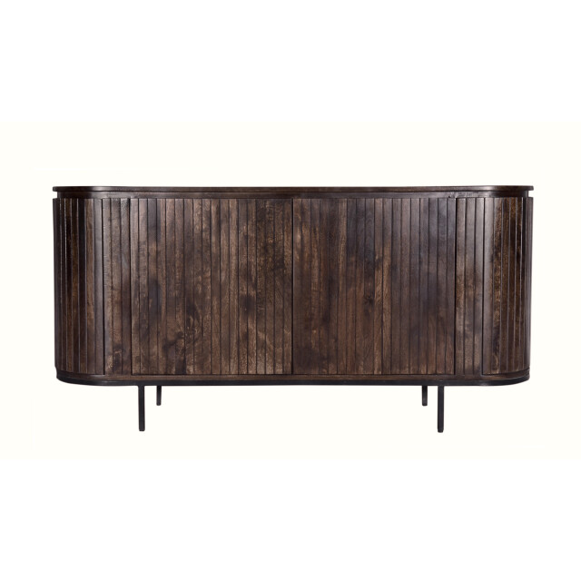 Livingfurn dressoir noor walnut 170cm mangohout / gecoat staal 2630735 large