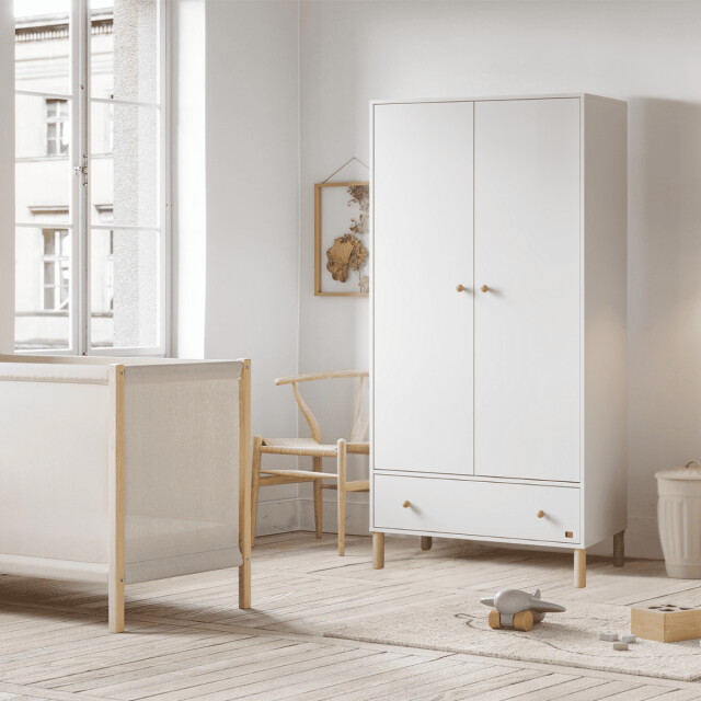 CaliCosy Kledingkast 2 deuren en 1 lade h185 cm tela 2937704 large