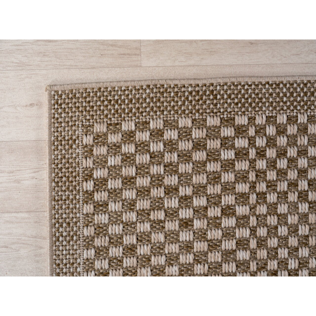 Muratap Buitenkleed ibiza – effen vloerkleed – 3d look – voor tuin, terras & binnen - 3241752 large