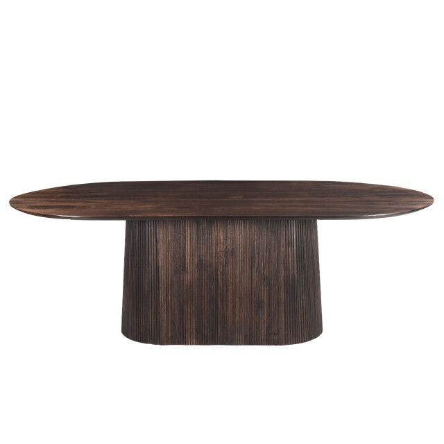 Livingfurn eetkamertafel salvator walnut 200cm mangohout 2630752 large
