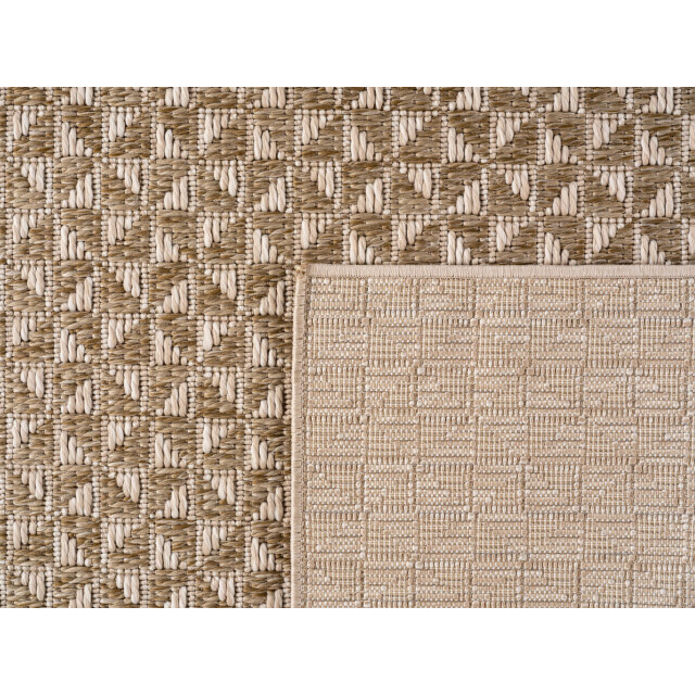 Muratap Buitenkleed ibiza – effen vloerkleed – 3d look – voor tuin, terras & binnen - 3241718 large