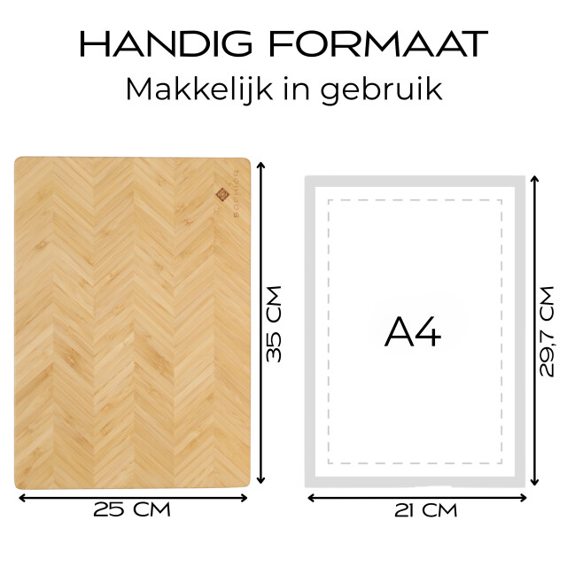 Sophior Snijplank van bamboe hout 3201963 large
