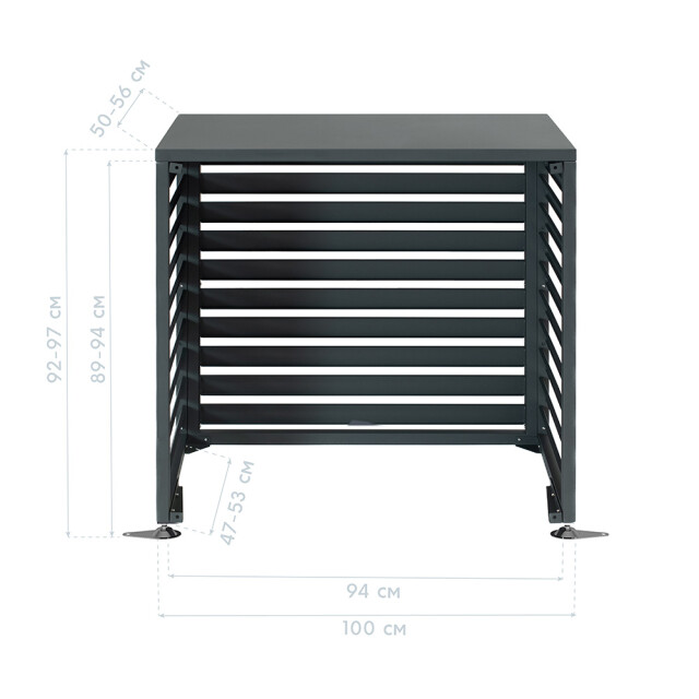 Westmann Warmtepomp ombouw boxa s airco ombouw 100x56x97 cm 3241959 large