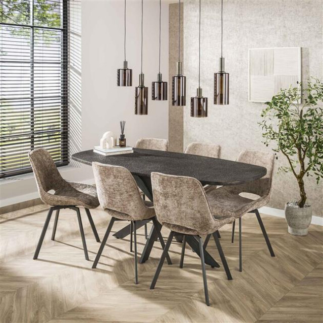 Hoyz hanglamp sepiora 6-lichts sienna brown 3222885 large