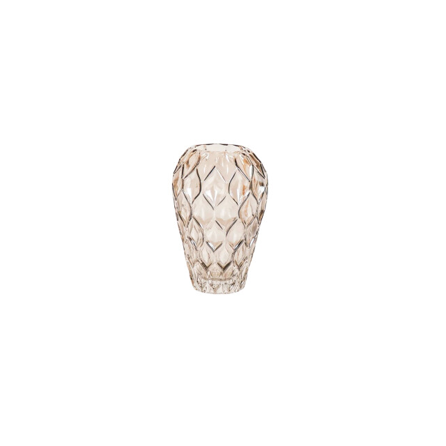 House Vitamin Vase pattern glass smokey 12x22cm 2912924 large