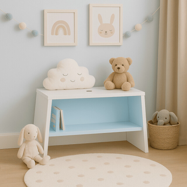 CaliCosy Kinderstoel stapelbaar met opbergruimte l46 cm 2936697 large