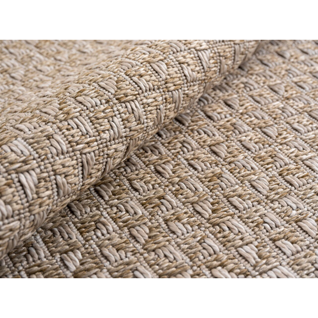 Muratap Buitenkleed ibiza – effen vloerkleed – 3d look – voor tuin, terras & binnen - 3241718 large