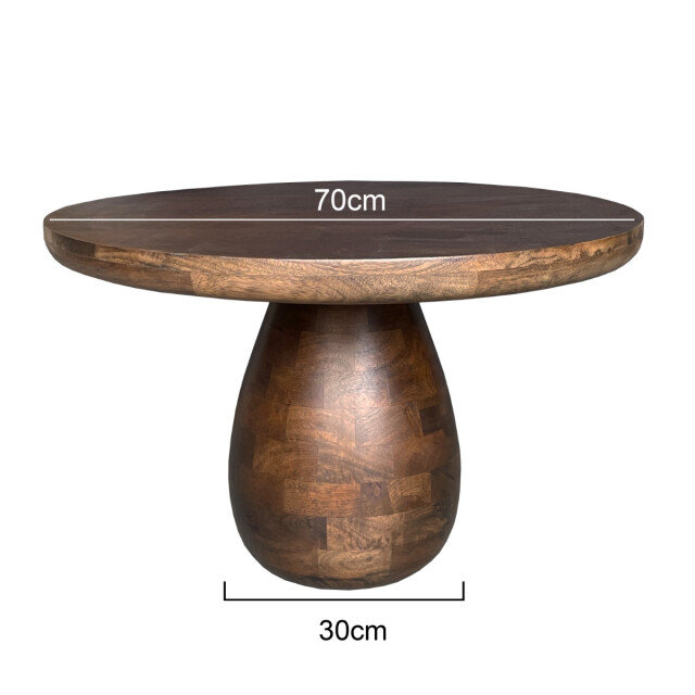 Brix salontafel troy 70cm mangohout 2630770 large