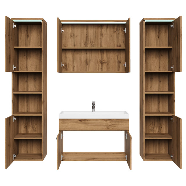 Badplaats Badkamermeubel set paso xl 80 x 40 cm - badmeubel met 3181363 large