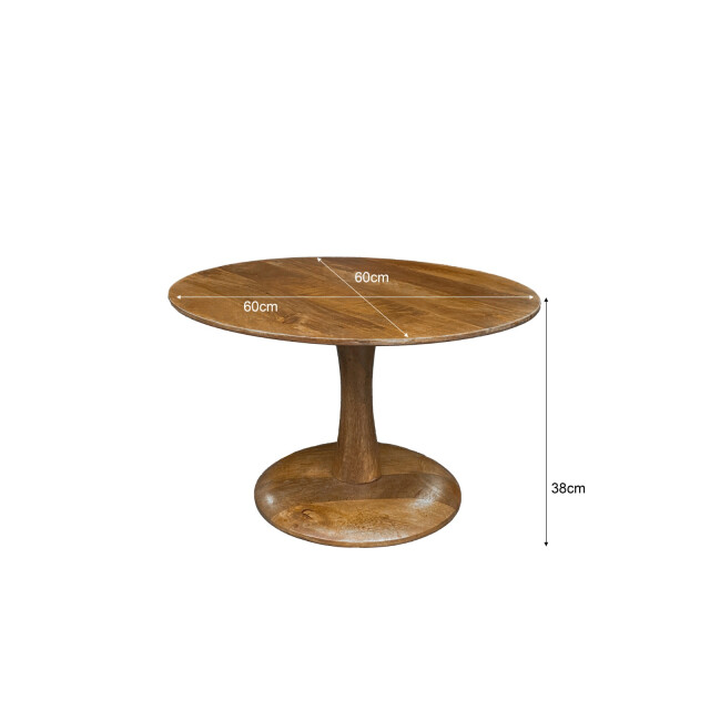 Brix salontafel vivian 60x60x38cm mangohout 2061658 large