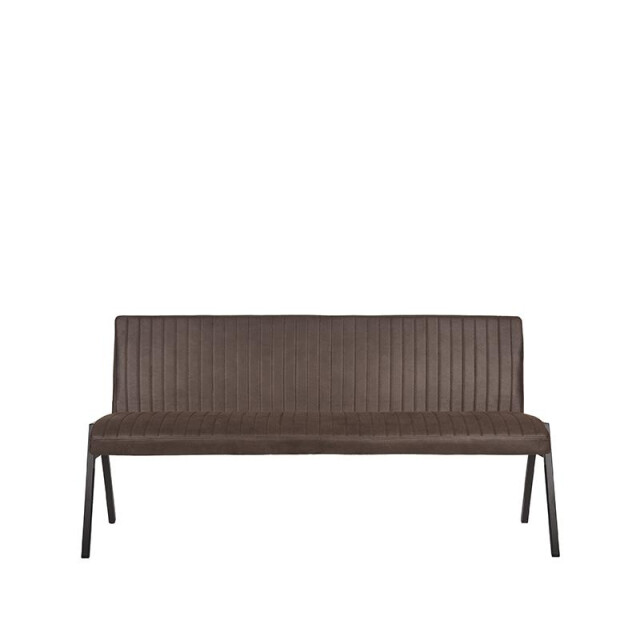Label51 Eetkamerbank matz antraciet microfiber 175 cm 3183218 large