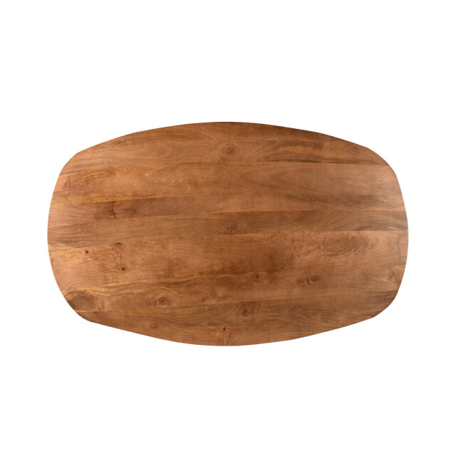Livingfurn salontafel jesper 120cm mangohout / gecoat staal 2630729 large