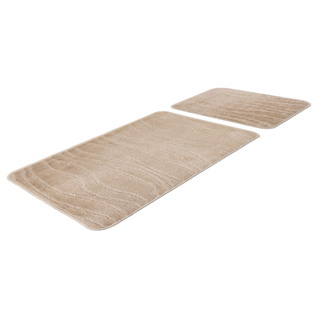 Muratap Bari badmat / toiletmat badkamer set 2-delig wasbaar anti-slip - 3241517 large