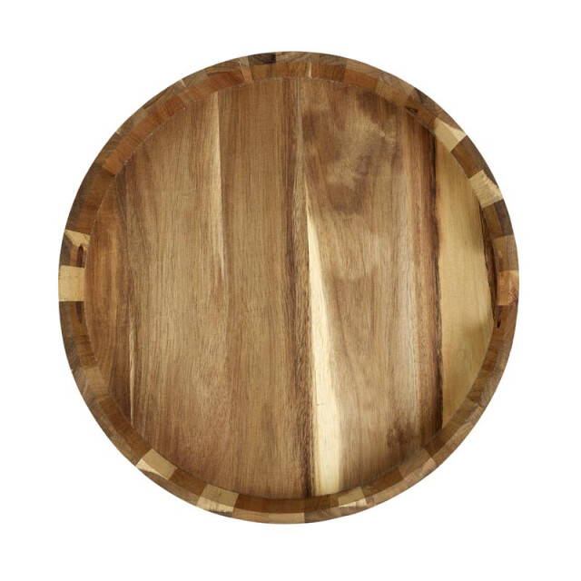 Casa di Elturo Rond houten dienblad 35 cm – acaciahout 2837149 large