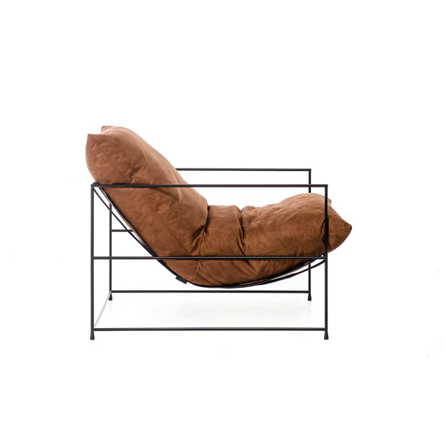 Aemely Fauteuil elton powdercoated pu leer 3065003 large