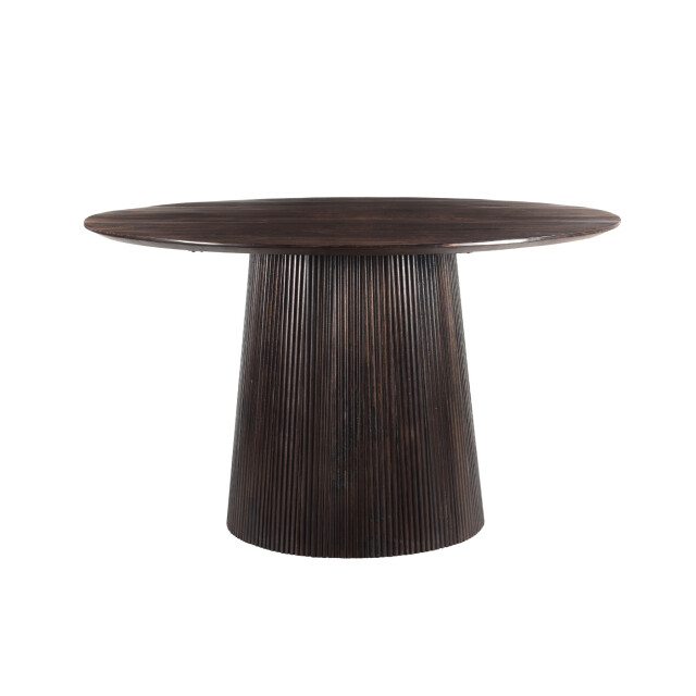 Livingfurn eetkamertafel salvator walnut 130cm mangohout 2630744 large
