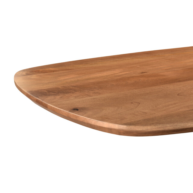 Livingfurn eetkamertafel jesper danish oval 230cm mangohout / gecoat staal 2638565 large
