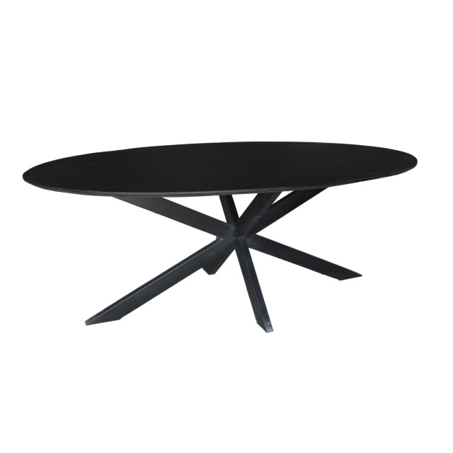Livingfurn eetkamertafel oslo ovaal - acasia hout 240cm 2059113 large