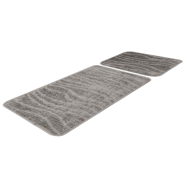Muratap Bari badmat / toiletmat badkamer set 2-delig wasbaar anti-slip - 3241514 large