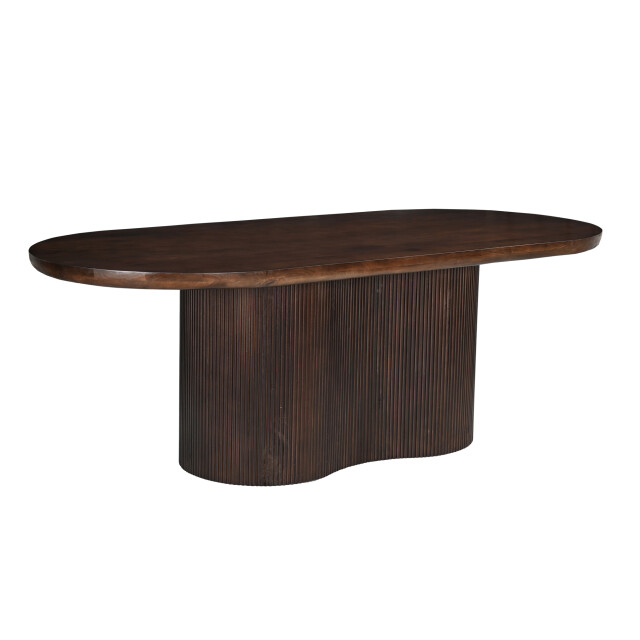 Livingfurn eetkamertafel sevilla brown 220cm mangohout 2834861 large
