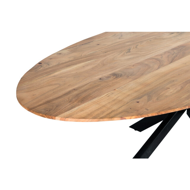 Livingfurn ovale eetkamertafel acasia hout 210 cm - 2058954 large