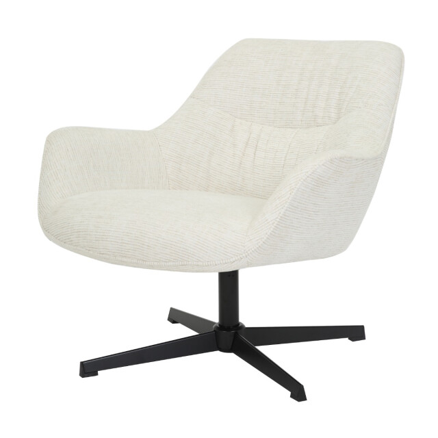 Livingfurn fauteuils daphne sand - stof 2834841 large