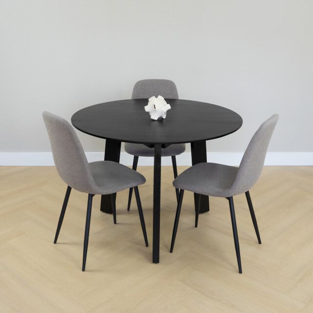 Lewis & Loft Eettafel lien fsc® mangohout rond ø105 cm - 3241853 large