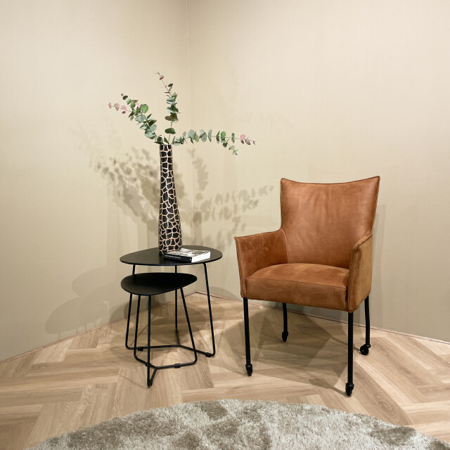 Brix salontafel ivy 70x70x43 mangohout 2061633 large