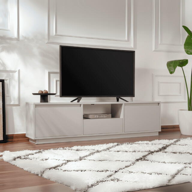 CaliCosy Tv-meubel met 3 neerklapbare deuren en 1 open vak l160 cm vanguard 3016938 large