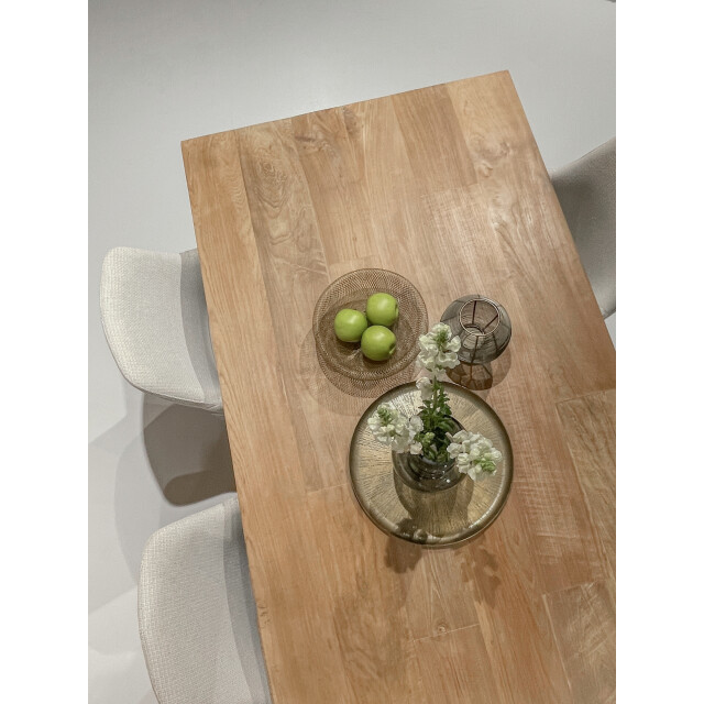 Livingfurn eetkamertafel tomar 220cm teakhout 2630759 large