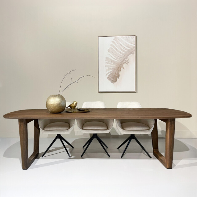 Livingfurn eetkamertafel cortez - mangohout 270 cm 3040557 large